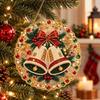 Acrylic Round Board Pearl Painting Kit DIY Craft Xmas Acrylic Pendant  Gift