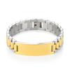 Custom New Dainty Thick Watch Statement Bracelet Fashion Jewelry Stainless Steel Waterproof Watch Band Link Chain Bracelet