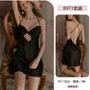Erotic Underwear Sexy Pure Sleepiness Skirt with Chest Pad Hot Beauty Back Thin Home Wear Pajama Set 8971