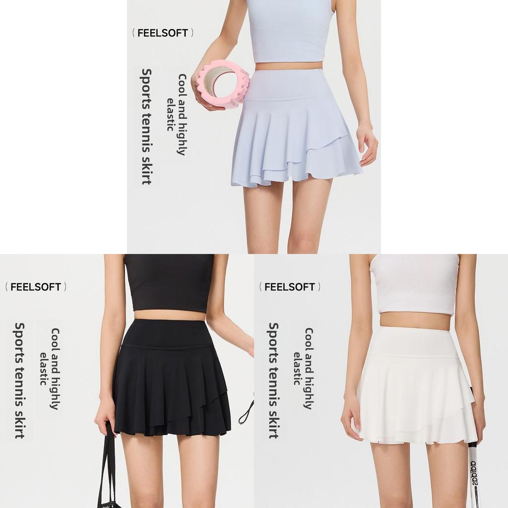 Outdoor Running Skirt For Women With High Waist And Breathable Nylon Fabric For Fitness And Yoga