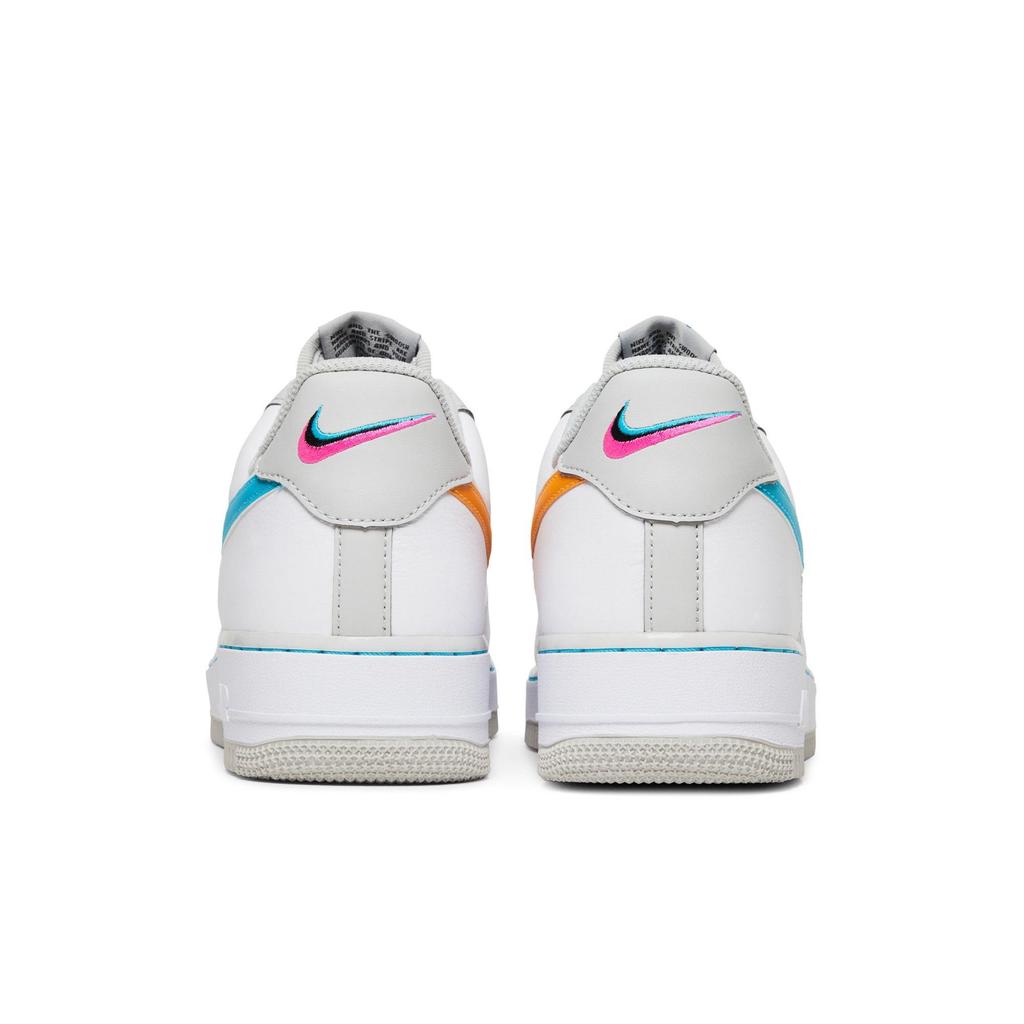 Nike Air Force 1 '07 LV8 '75th Anniversary - Spurs' (Unisex) White / Grey / Sundial / Turquoise Blue Skateboard Shoes DC8874 100