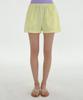 CLOVE [24Ss Clove] Logo Summer Shorts_Women (Lemon)