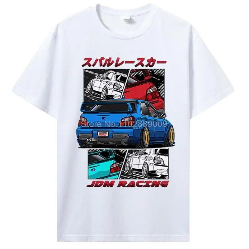 Classic Initial D T Shirt Unisex O-neck Cotton T-Shirt Unisex Hip Hop GTR Vaporwave JDM Car Tshirt Casual Daily Tee Streetwear