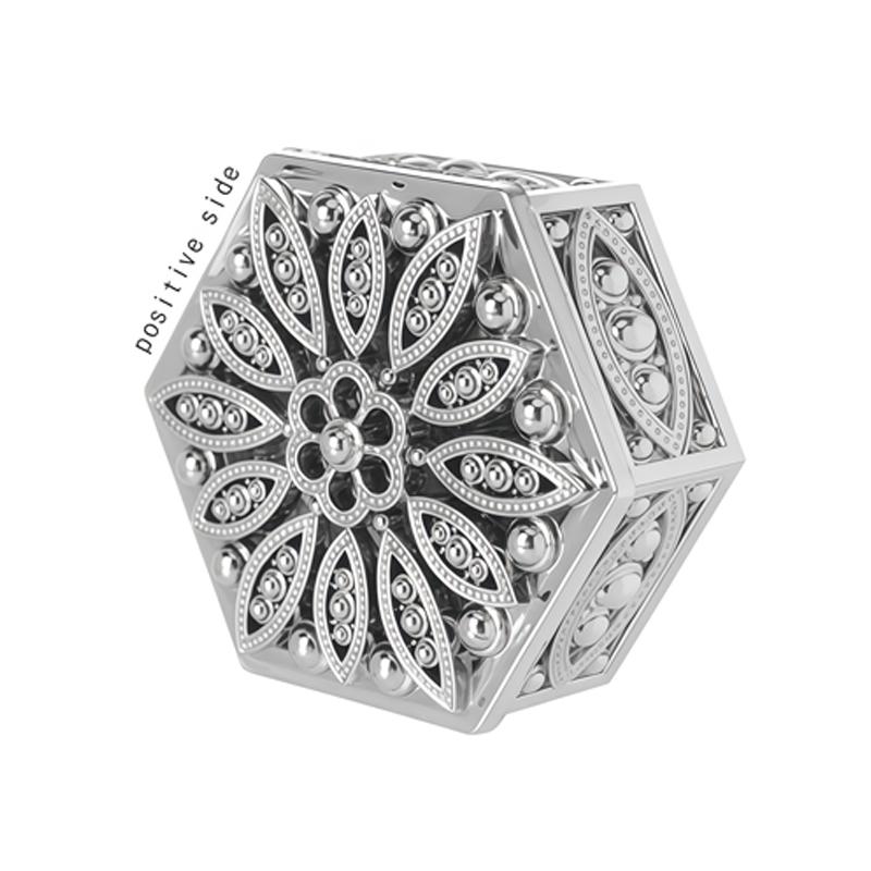 

1Pc European-Style Hollowed-Out Hexagonal Candy Box Bohemian-Style Jewelry Box Retro Necklace Ring And Earring Storage Box