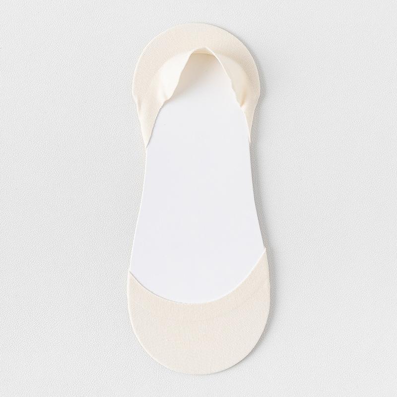 5 Pairs of Women's Summer Thin Non-slip Heel Shallow Mouth Invisible Socks