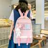 Multi-piece schoolbag female Korean version Japanese lightweight junior school backpack 3rd to 5th and 6th grade primary school students girl backpack