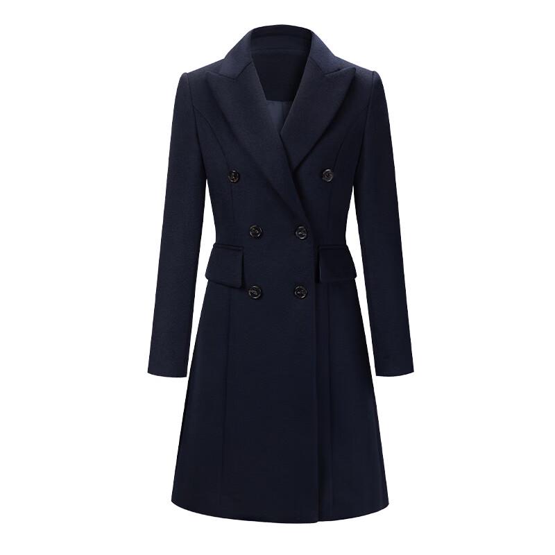 TLUOMAN Women's Professional Mid-Length Wool Coat