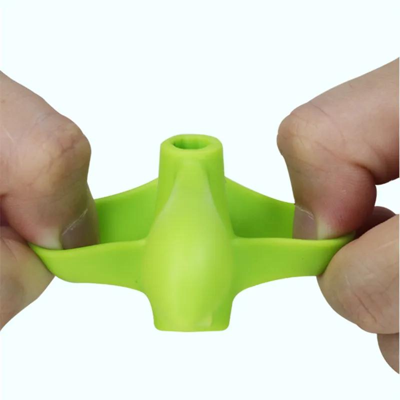 1Pc Finger Silicone Pencil Cuffs Child Pencil Adapter Writing Corrector Stationery Aid Grip Posture Correction Device