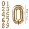 1pc 40inch Platinum Colour Number Balloons Figure Helium Balloon Digit Globos Birthday Party Decorations Baby Shower