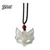 Lightweight Plastic Necklace Fox Mask Guardian Traditional Chinese Aesthetic Pendant