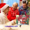 Christmas Surprise Bracelet Set 24 Grid Festive Designs Cartoon Decoration Blind Box with Santa Snowflakes