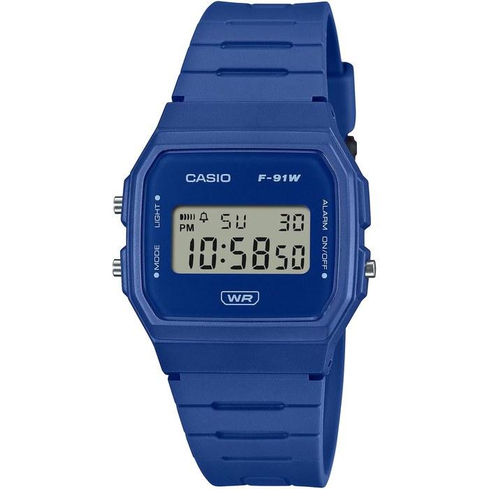 [Casio] F-91WB-2A1 Digital Watch - Blue