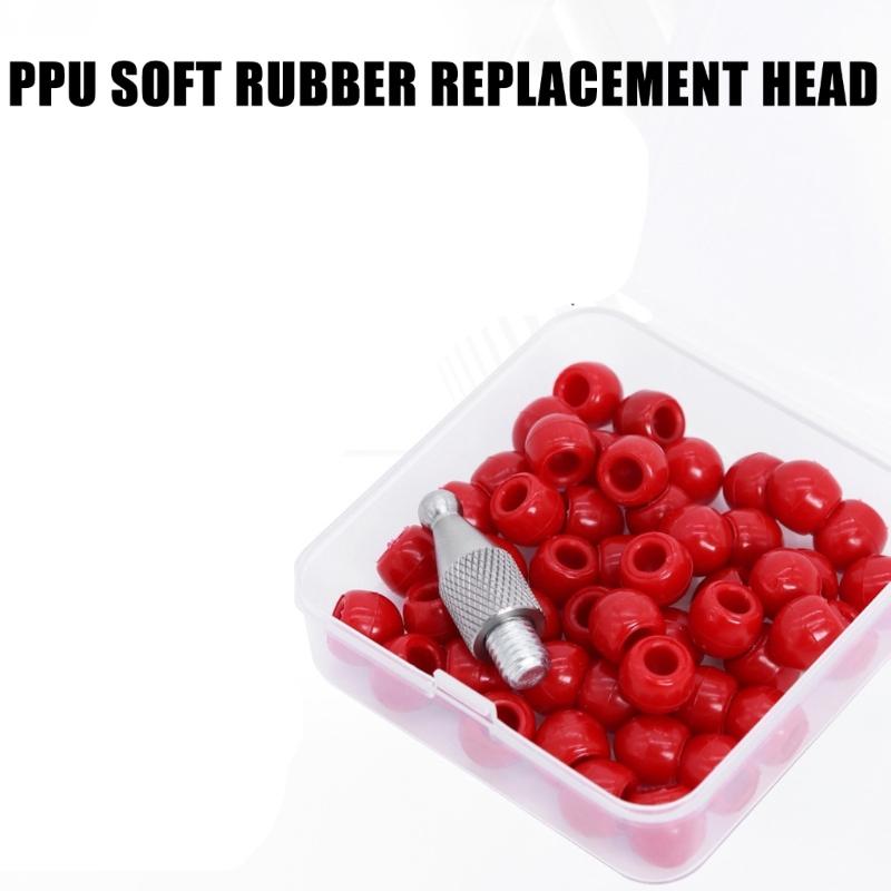 30Pcs/50Pcs Dent Repair Hammer Head Manual Tool Knocks Down Head with Top Cover Car Dent Repair Tool Accessories