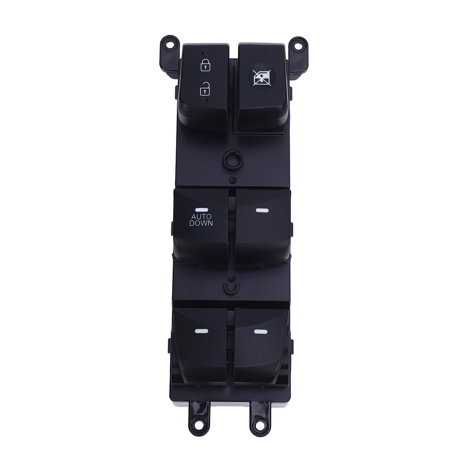 Left Drive Side Power Window Switch 93570 A5100 Master Window Control Switch Replacement for Elantra GT 2014 2016
