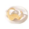 Exaggerated Wavy Ripple Streamline Open Bangle