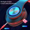 Wireless Bluetooth Headset Foldable Headphones HiFi Stereo Earphone With Mic Support SD Card FM For Xiaomi Iphone Sumsamg Phone