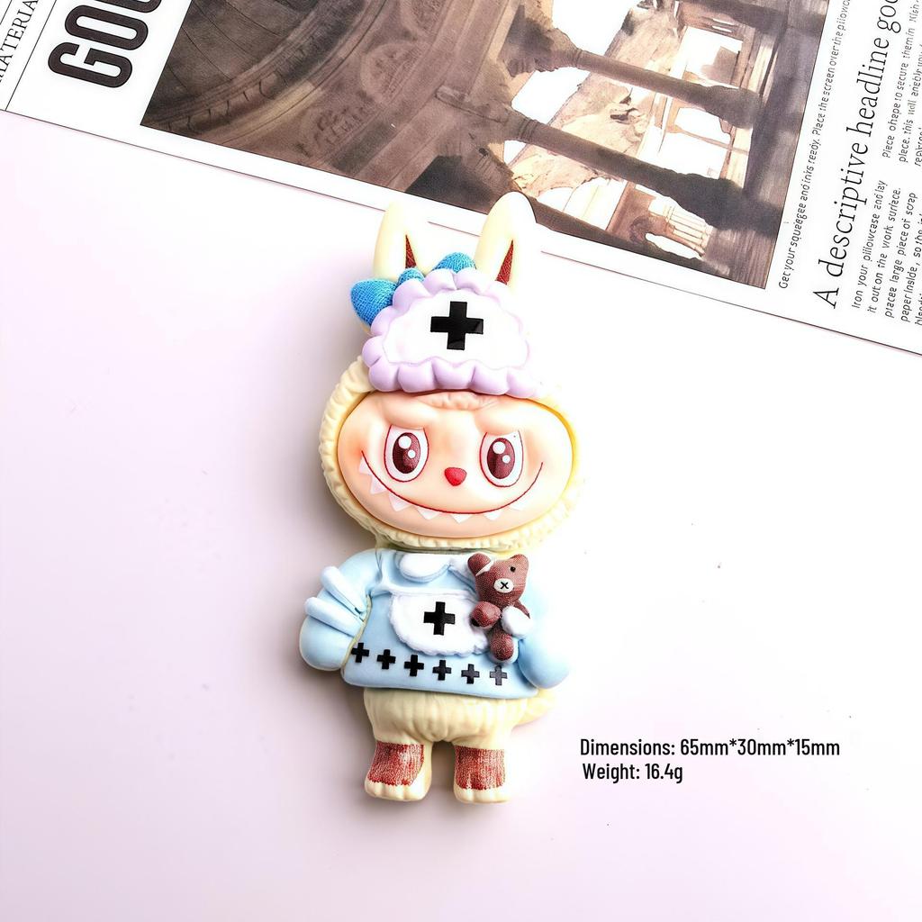 Cartoon Calabubu DIY Resin Accessories: Magnet, Keychain, Phone Case, Hair Accessory, Water Bottle Sticker