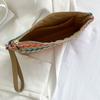 Vintage Handgewebte Clutch Tasche Bunt Geld Strand Lange Tasche Handgemacht Lässig Tragbar Elegant Exquisit für Wochenendurlaub