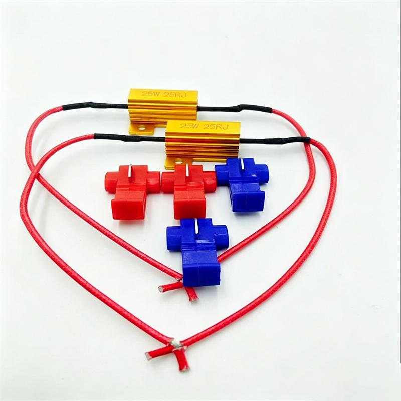 50W Load Resistor LED Set 6 8 10 Ballast Relay for Car Motorcycle Turn Signal Fast Flash Fixing