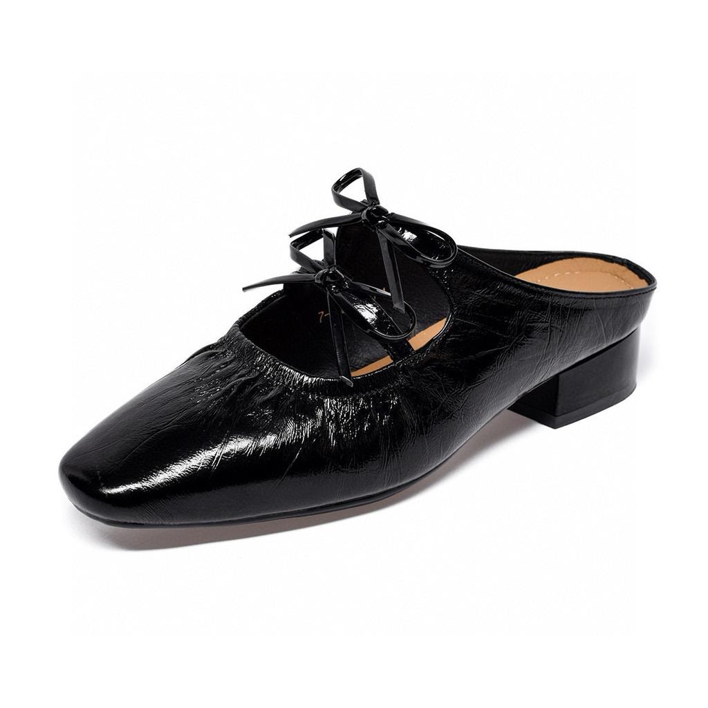 Baotou Sandalen Damen Sommer neue hohle Riemen niedrige Absätze lässige Pantoletten Abendschuhe Hausschuhe