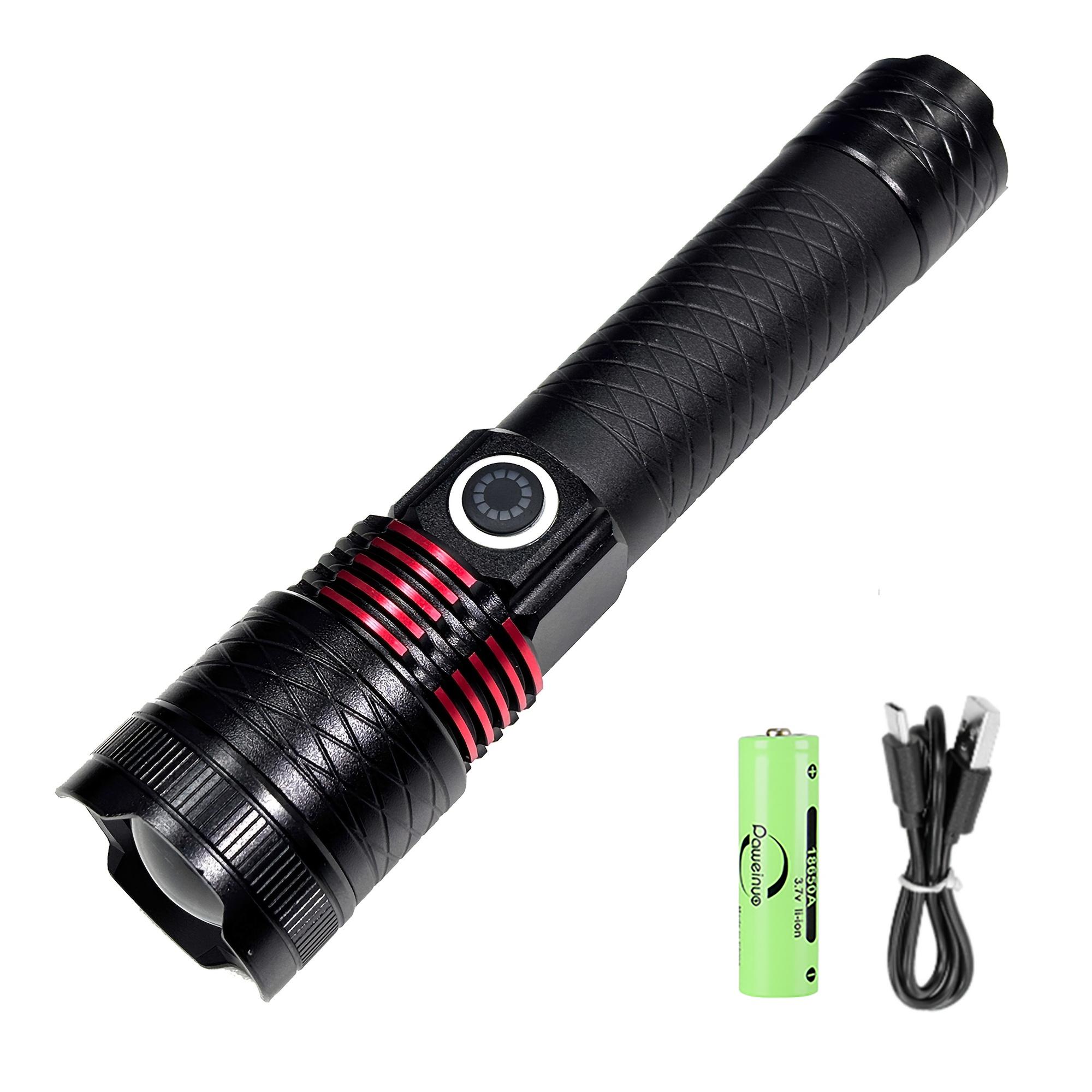 

Перезаряжаемый светодиодный фонарик с 4 режимами яркости. Литиевый аккумулятор Type-C с быстрой зарядкой. Портативный телескопический фокус, подходящий для кемпинга на открытом воздухе. 1pc