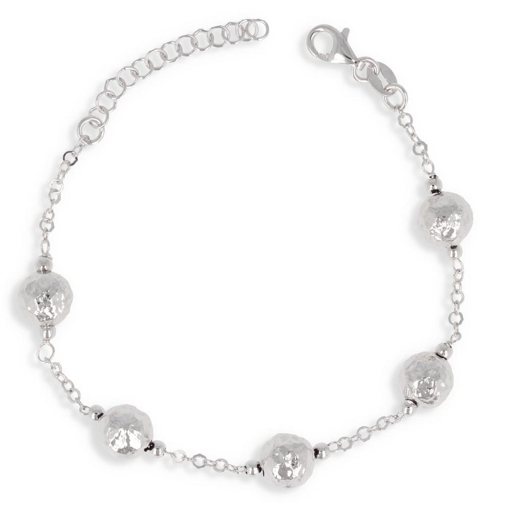 Les Trésors De Lily [R7197] - Stříbrný stříbrný náramek 'Cléopatra' (rhodium) - 8 mm
