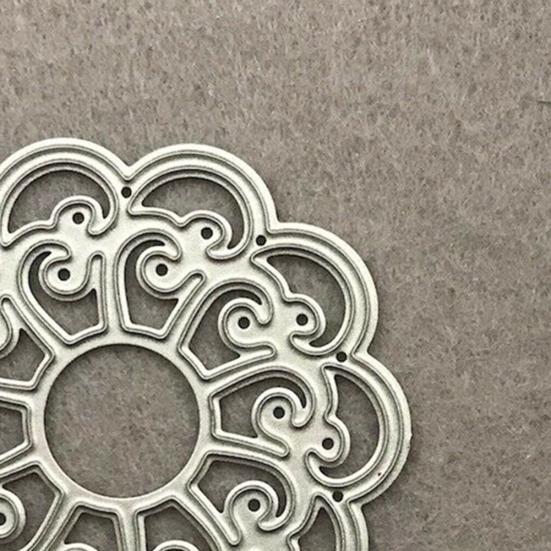 Kovové vyřezávací šablony s krajkovými květinami pro kutily, scrapbooking, emboss, papírové karty, album, šablona