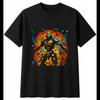 Honey Bee Shattered Nature Mens T-Shirt Black 100% Cotton Wildlife