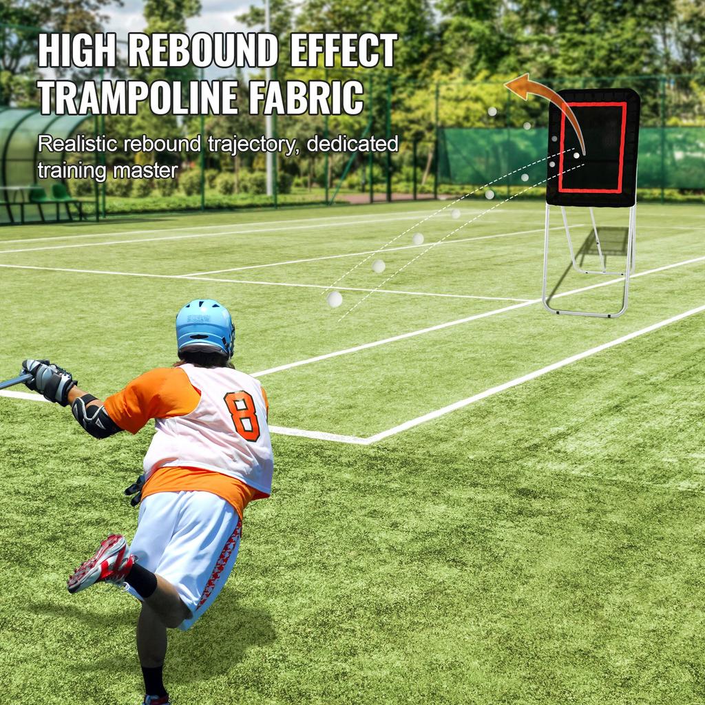 Katlanabilir Bahçe Lacrosse Sekici, 90X120cm Büyük Voleybol Sekme Ağı, Pitchback Geri Atış Beyzbol Softbol Dönüş Antrenman Şemsiyesi,