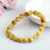 Juan Yu Golden Tiger Eye Stone Bracelet - Crystal Design (CB3092203)