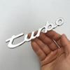 Car Personalized Modification Car Sticker 3D Metal Body Sticker Turbocharged Car Side Label Word Label TURBO Car Logo