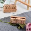 WANDIC Rubber 24 2 Styles Mini Wooden Rubber Stamps with Diary Wooden Stamps for DIY Card and Scrapbooking and Stamps, Pieces, Crafts, Making, (Travel