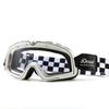 Occhiali Vintage Motocross Telaio Flessibile in TPU Lente HD in Policarbonato Occhiali da Moto Antivento Antipolvere Occhiali da Corsa per Sport all'Aperto