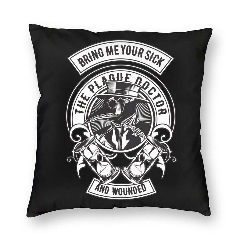 Home Decor Halloween Pillowcase Scary Dr Vampire Print Cushion Cover for Bedroom Living Room 45x45cm Funda De Almohada