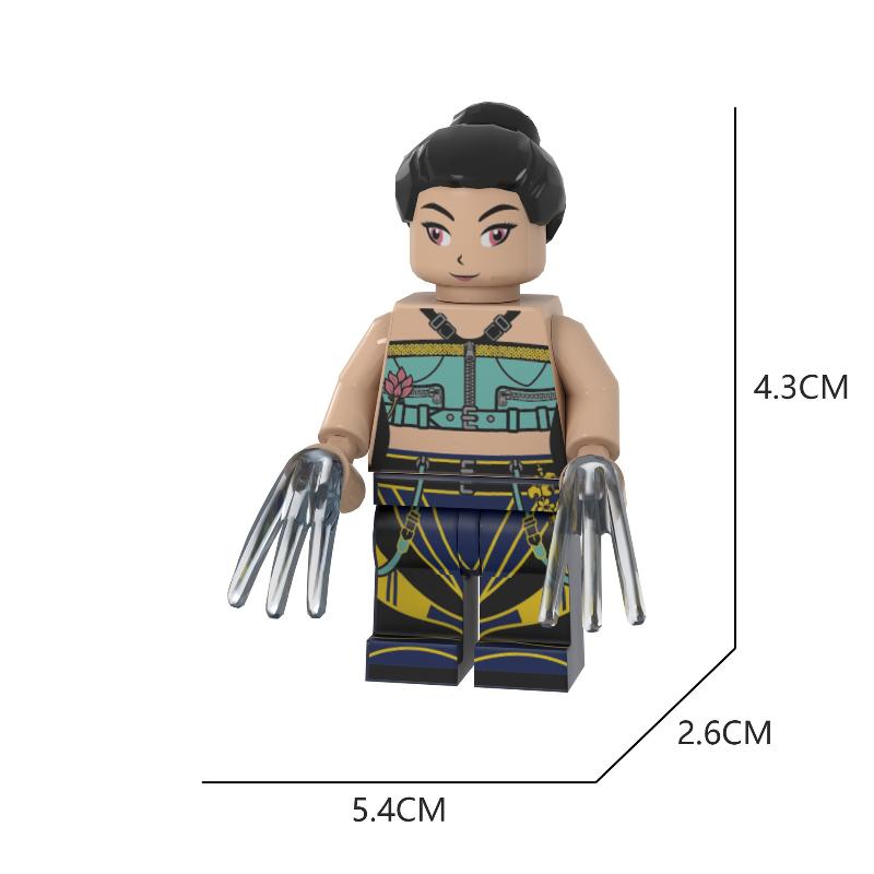

1/3/5 шт. Kpop Истребители демонов Мини Экшн-фигурка Строительные блоки Брелок Украшение для стола Коллекционные фигурки Игрушка Рождественские подарки A21
