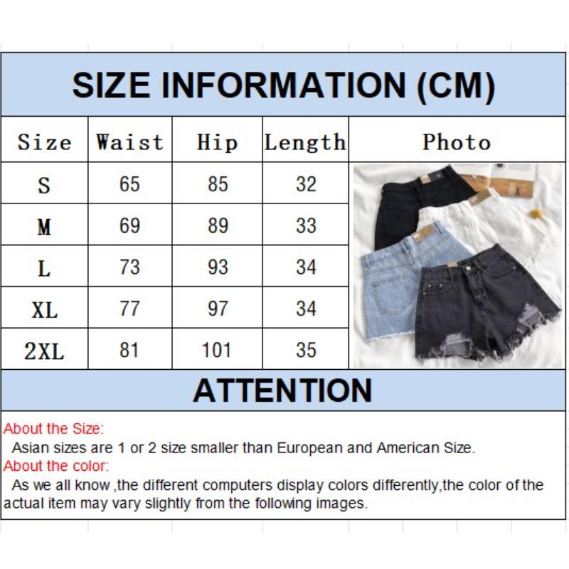 Women's High Waist Ripped Denim Shorts Loose Fit Wide Leg A-Line Hot Pants Summer  New Style Casual Versatile Student Fashion