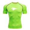 Men's Quick Dry Compression Workout T-Shirt, Breathable Pant