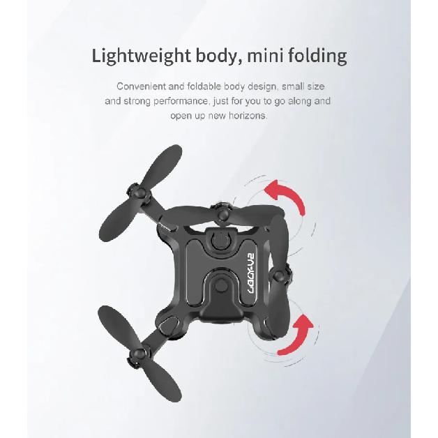 4DRC V2 Mini Drone HD Camera WiFi Fpv Air Pressure Altitude Hold Black And Gray Foldable Quadcopter RC Drone Toy