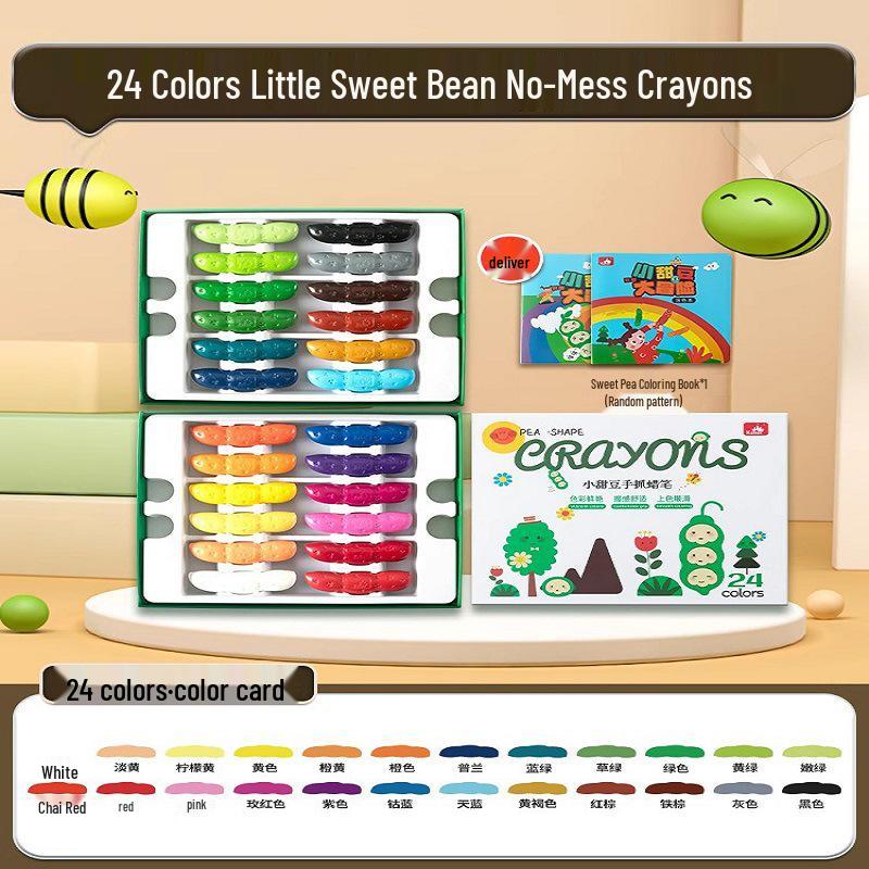Gaole Super Soft Oil Pastels - Full Set (24/48 Colors), Classic Macaron for Kids, DIY Heavy Color Sticks