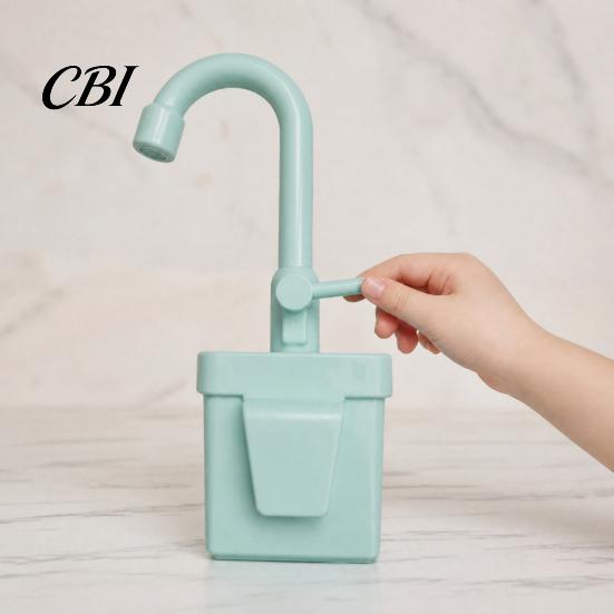 Realistisch stromend water speelgoed doe-alsof gootsteen kraan vervanging, Elektrische circulatie peuter voor kinderkamer keuken, Vaatwasserbestendig rollenspel op batterijen
