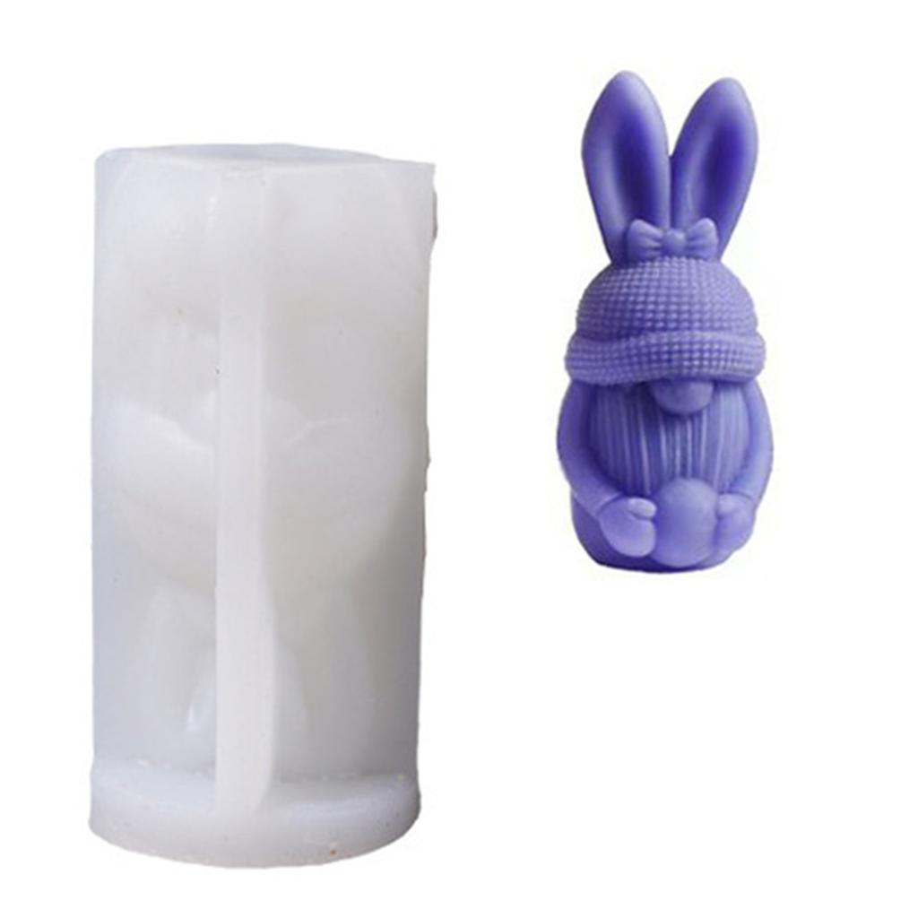 Casting Molds 3D Dwarf Series Silicone Mould Easters Candle Molds Plasters Molds Ornament Molds for Home Decoration
