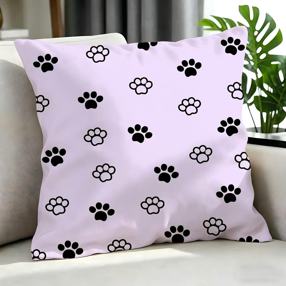 Cartoon PPastel Paw Cushion Cover Cushion Cover Set Pcs x x x Pillowcase Decorative Sofa Home Decor