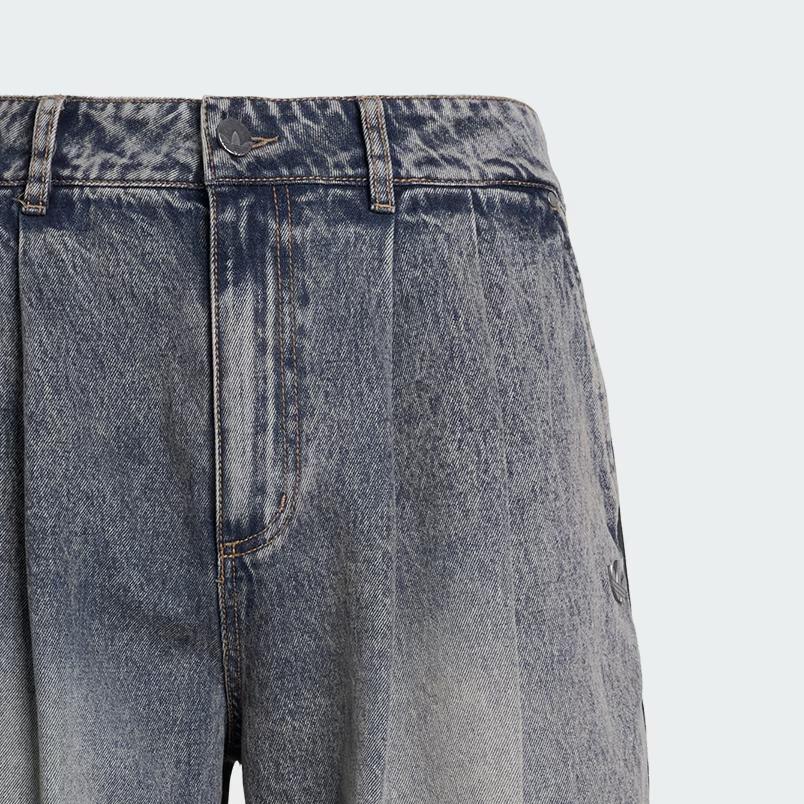 Adidas Originals Adilenium Solid Mid-Rise Straight Leg Jeans Men bottoms KX4821