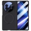 Vivo X Fold 5 Case Magnetic Hinge Protection Full Body Shockproof Matte Cover With Ring Stand
