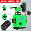 12 Line/16 Line 360° 4D Green Light Laser Level Digital Self Leveling 6000mAh 360° Rotary Measure