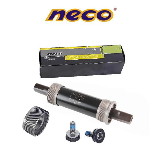 Neco Ebike Fat MTB Bici Movimento Centrale Quadrato Bicicletta Foro Quadrato 100 Conico Filettato Cuscinetto Sigillato Asse Centrale Vuoto 151/159.5/164mm
