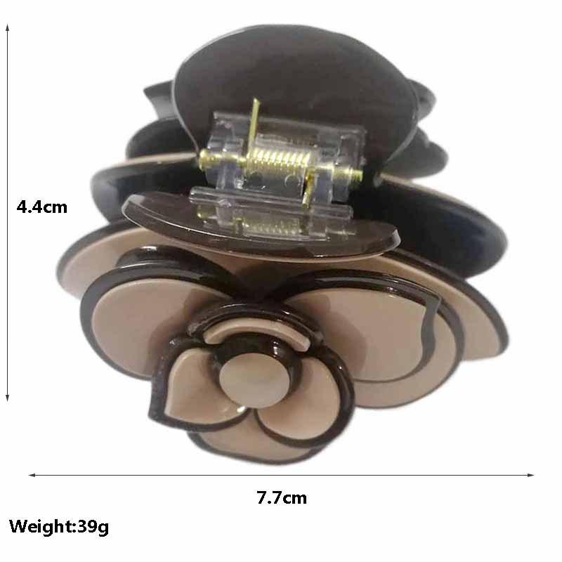 New Large Camellia Hair Clip Ponytail Hair Clip Small Fragrance Adult Lady Wild Flower Headdress