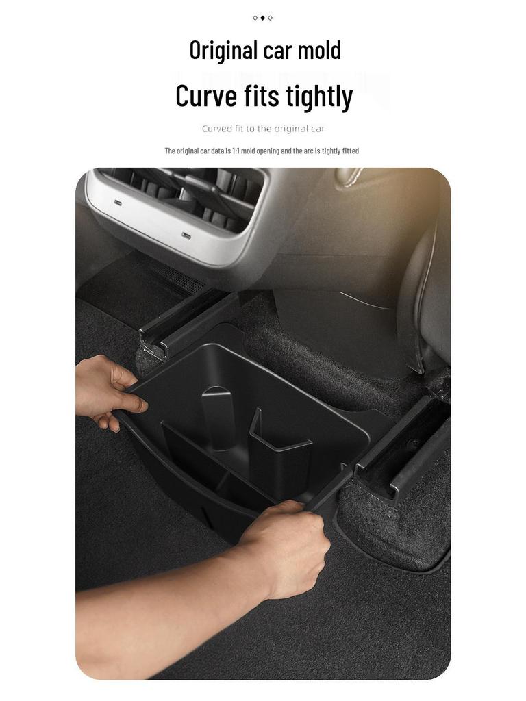 Tesla Model 3/Y Rear Air Outlet Storage & Trash Can Accessory