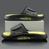 2024Men's Summer Pvc Soft Slippers Men  Outdoor Thicken Anti-Slip Beach Sandals Couples Bathroom Homeslides Flip Flops