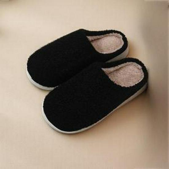 Women's Plush Bear Cotton Slippers - Cute, Thick-Soled, Warm Wool for Autumn & Winter 2023